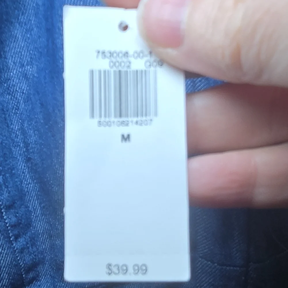 Old Navy Womens Medium Cotton Denim Long Dress - Picture 6 of 7